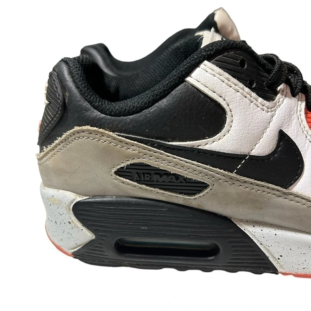 Nike Air Max 90 LTR (GS) Youth's Size 6.5Y Running Shoes Black White Speckled